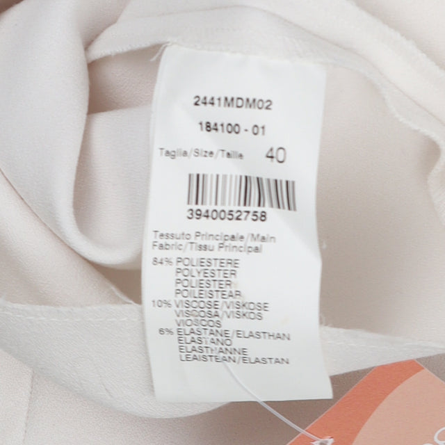 MSGM Off White Ruffle Sleeve Blouse