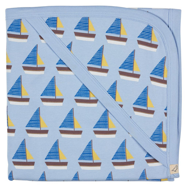 Hooded Blanket - Boats 72x72 cm