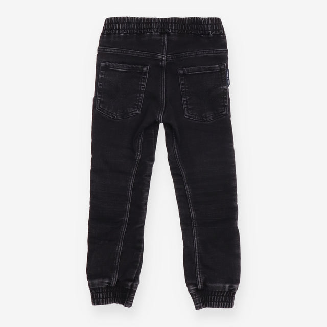 Jeans Pull On Black with Detail