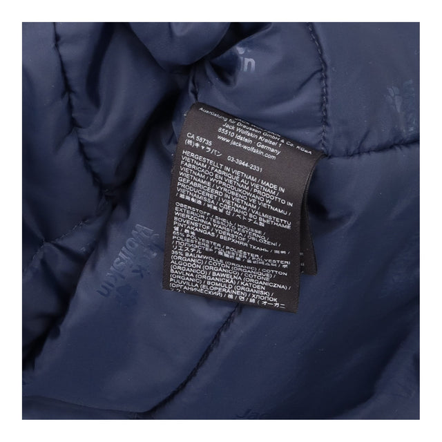 Coat Blue Grey Hooded Parka Drawstring Waist Utili