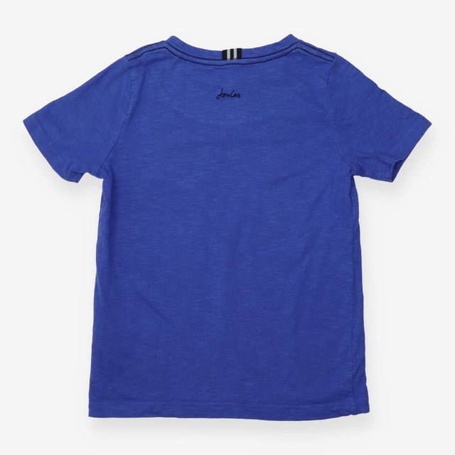 Plain blue t-shirt with pocket