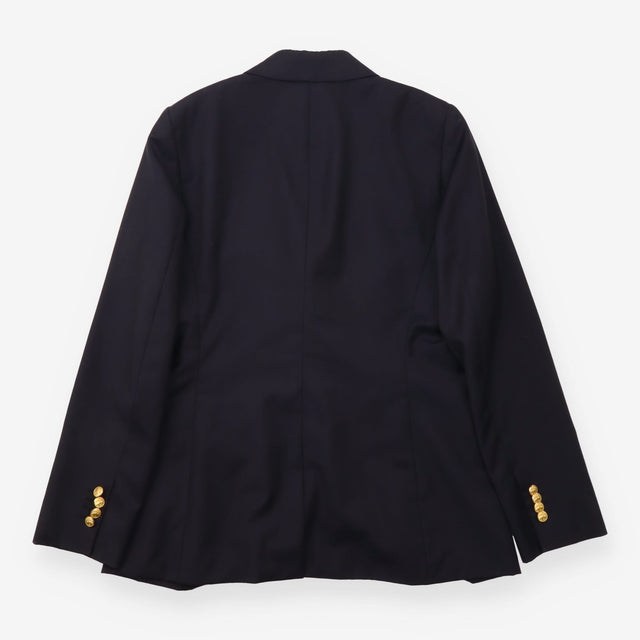 Navy 100% Italian Wool Classic Fit Blazer