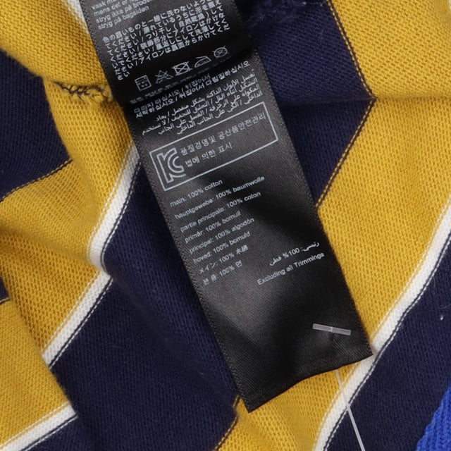 Rugby Shirt Yellow and Navy Striped