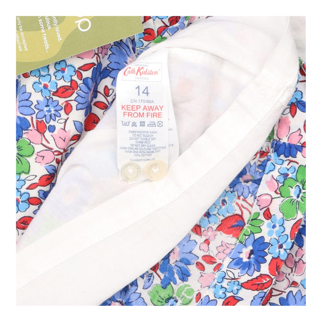 Floral Cotton Long Sleeve Shirt Dress
