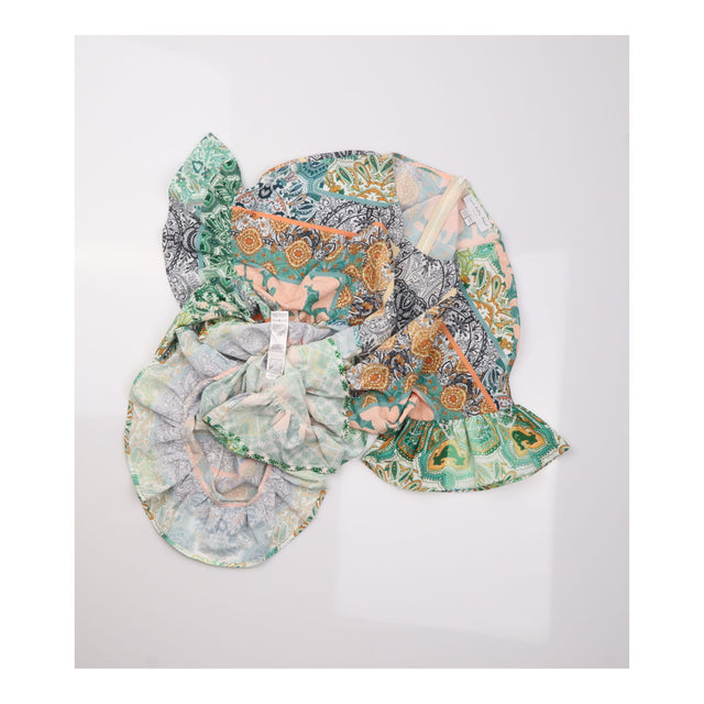 Dress Tile Paisley Print Short Sleeve Mini