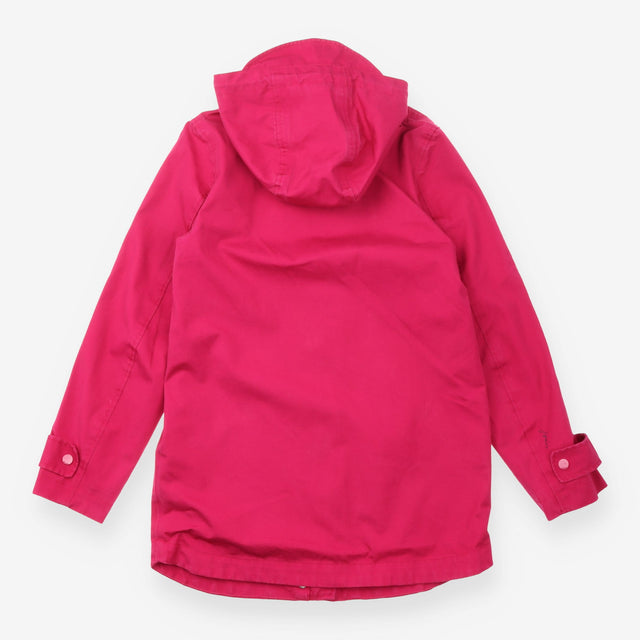 Berry Pink Waterproof Hooded Raincoat