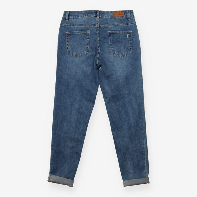 Simone Girlfriend Jeans Stretch Denim Blue
