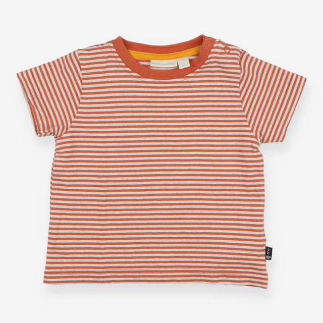 Tee SS Burnt orange stripes