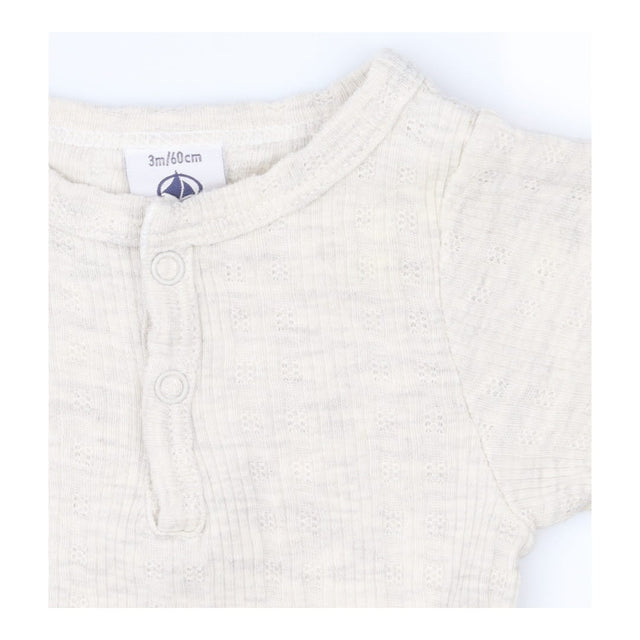 Bodysuit long sleeve grey