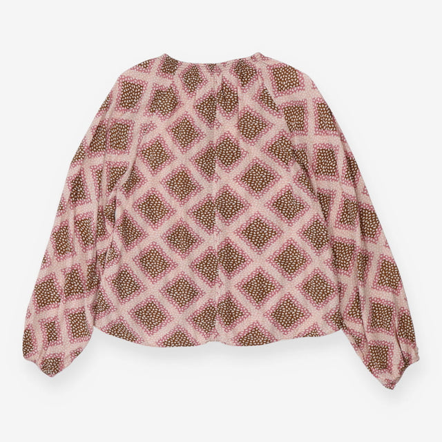 Kaia Pink Paisley Blouse Viscose
