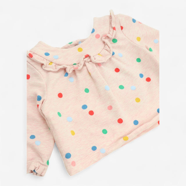 Pink Polkadot Sweater