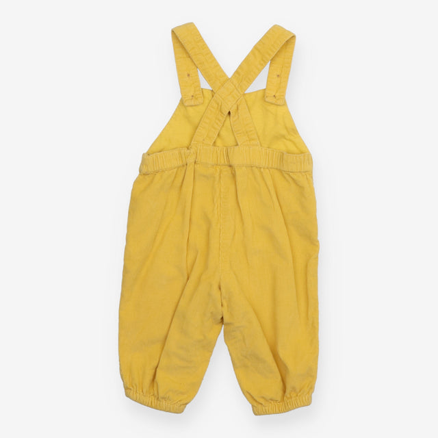 Dungarees Cord Yellow Duck Applique