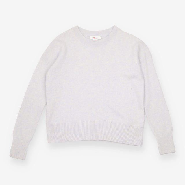 Jumper Grey blue Cashmere Crew Neck Lounge Knit Sw