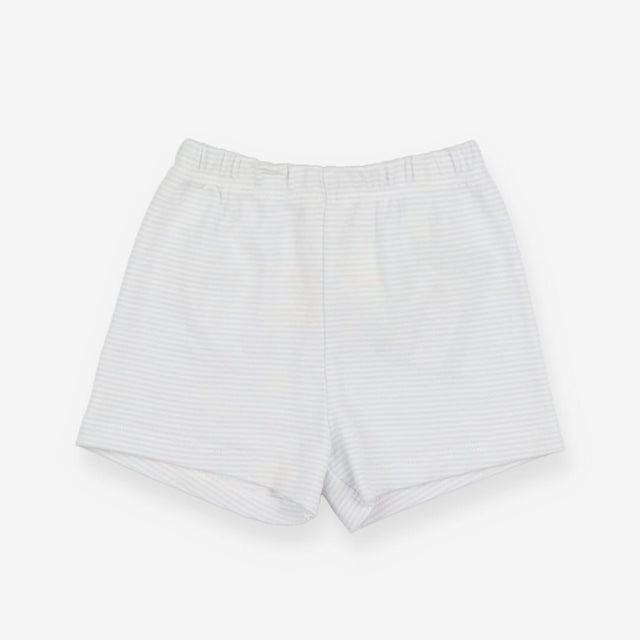 Shorts jersey light blue stripe