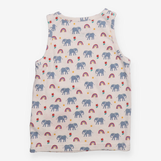 Vest white elephants rainbows