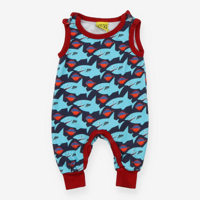 Romper blue shark