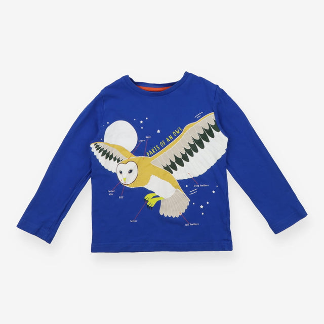 Blue Flying Owl Long Sleeve