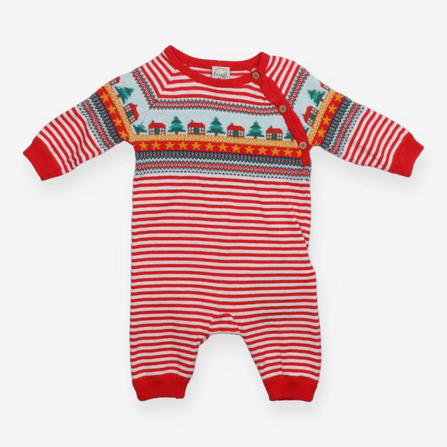Knit Babygrow Christmas