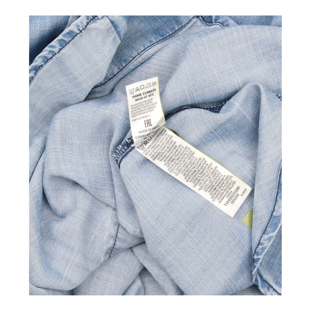 Shirt Long Sleeve Denim Light Wash Button Down