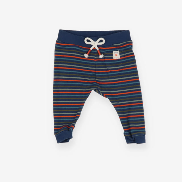 Joggers striped with white string bow