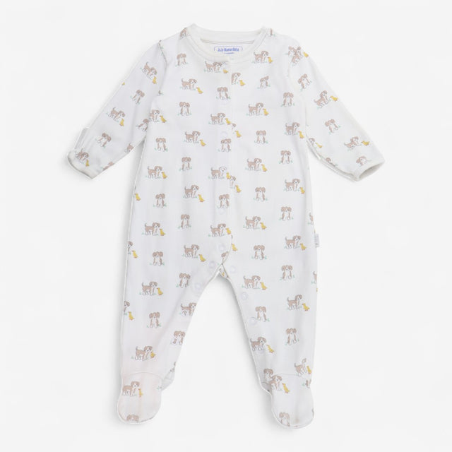 Sleepsuit Cream Puppy & Duck