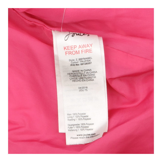 Pink Quilted Coat Floral Lining Pink Rabbit
