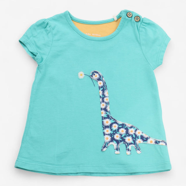 Tunic Green with Daisy Dino