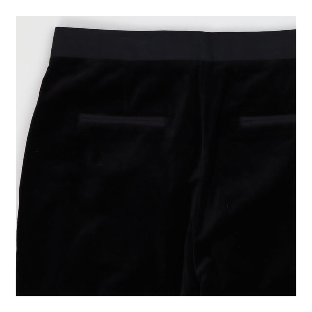Trousers black tailored velvet