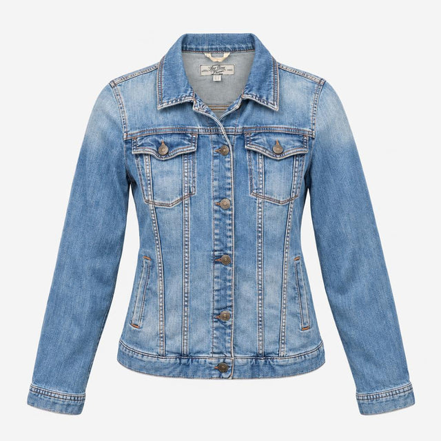 Jacket Denim Western Style Mid Blue