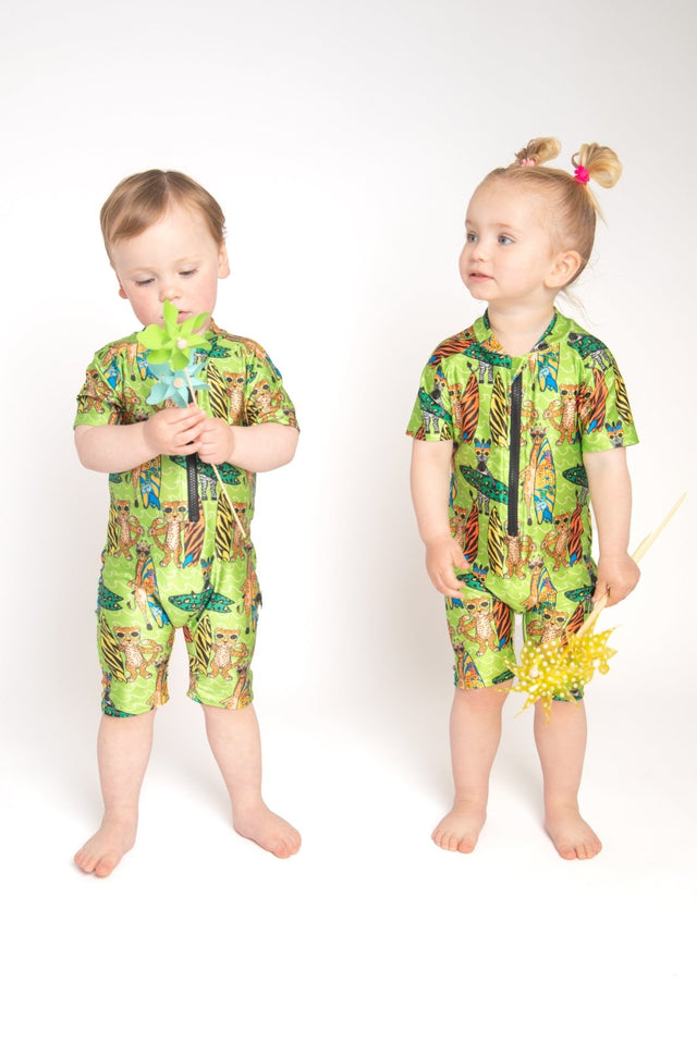 Ocean Child Swimsuit: Green