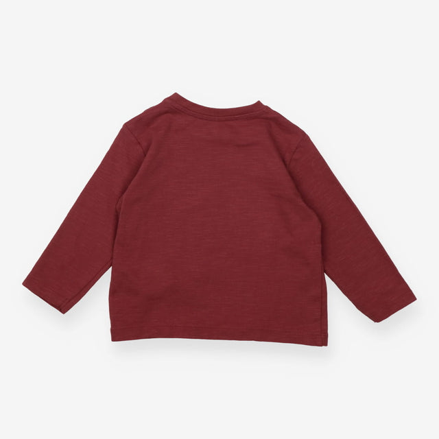 T-Shirt LS Burgundy