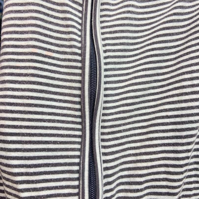 White and Grey Stripe Wondersuit