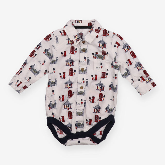 Shirt Bodysuit White London Scenes