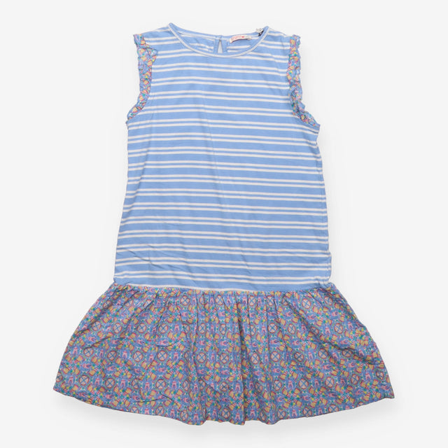 Dress SS stripe top blue fun fair skirt