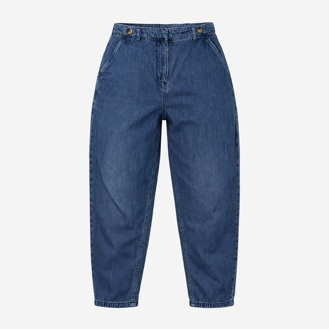 Jeans Tapered Leg Elasticated Back Blue