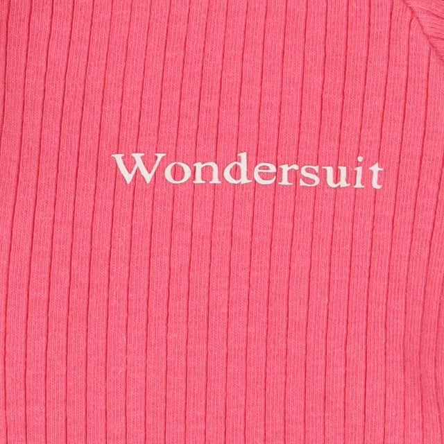 Wondersuit Bright Pink Ribbed