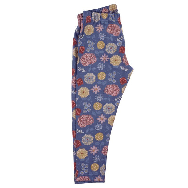 Leggings, winter bloom,