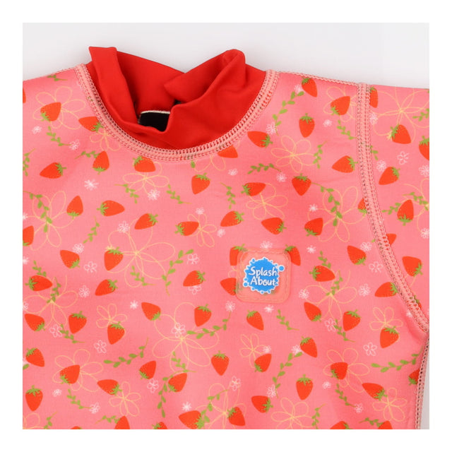 strawberry print swimsuit