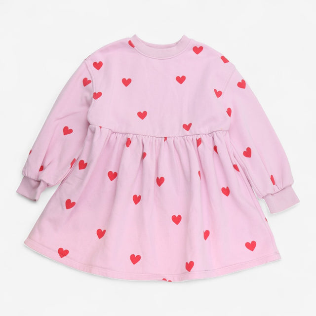 Pink Hearts Sweater Dress