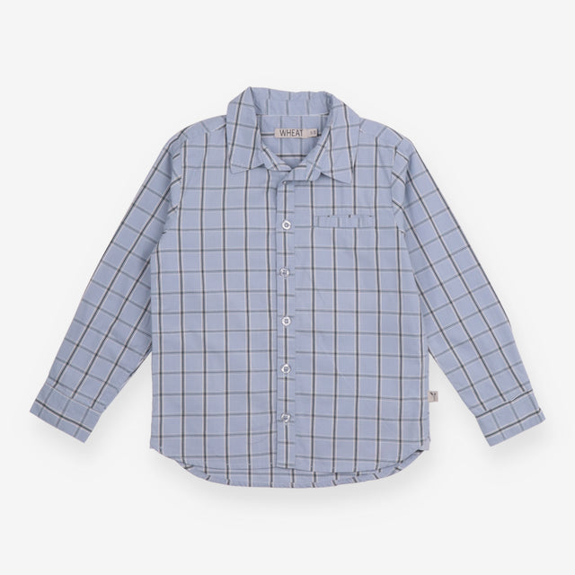 Shirt Long Sleeves Blues Checks