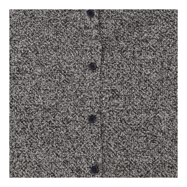 Grey Marl Tunic Jumper with Blue Hem Detail