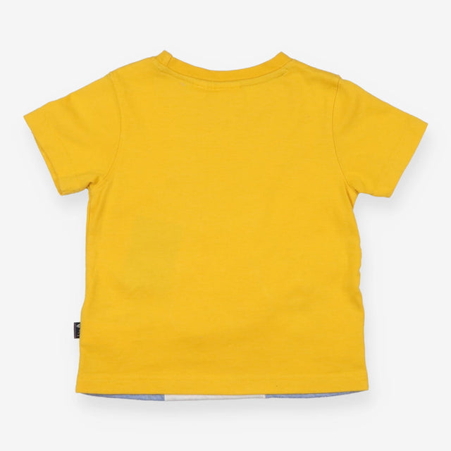 Yellow Hippo Interactive Applique T-shirt