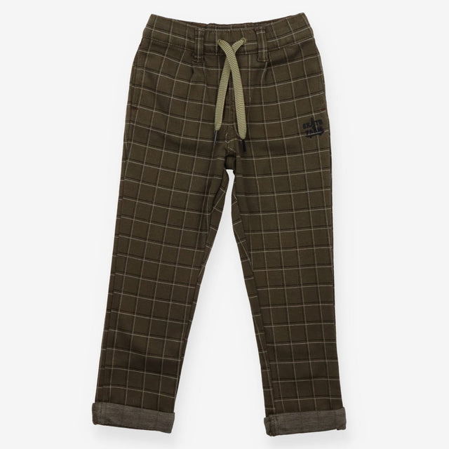 Trousers Green Check Skate A Paris