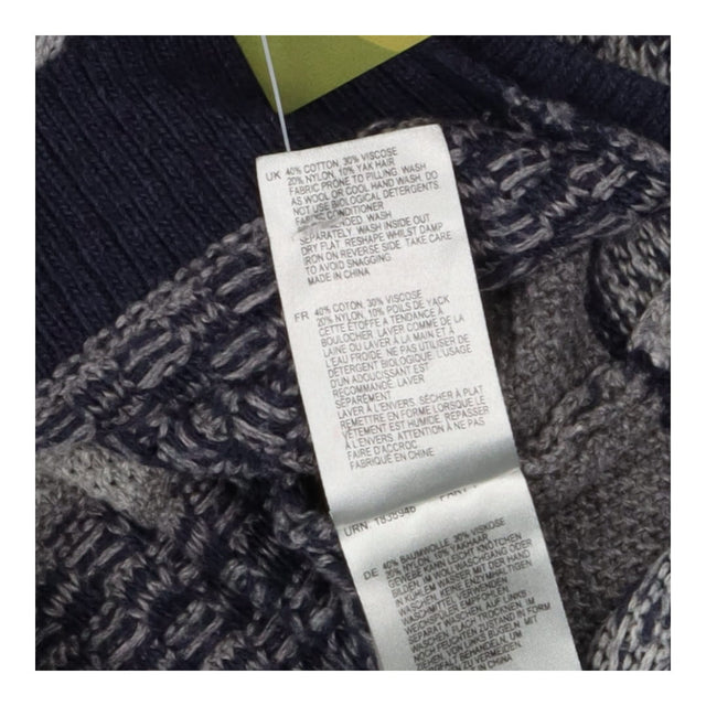 Jumper dress grey and navy