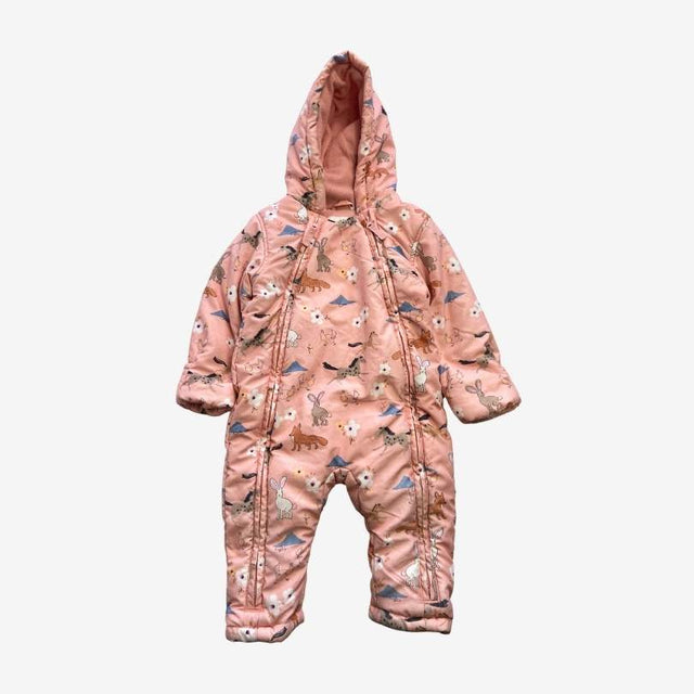 Peach Woodland Pramsuit