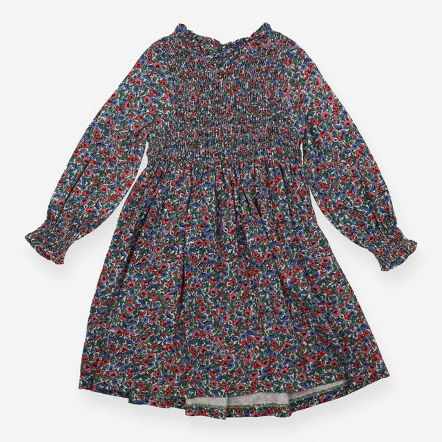 Dress Long Sleeve Floral High Neck Smocked top