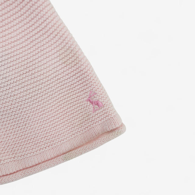 Knit cardigan pink cat hood
