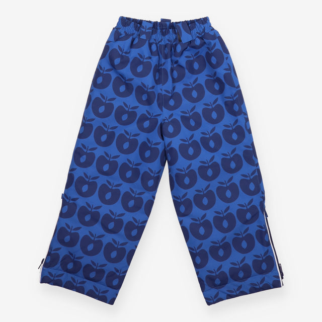 Winter trousers blue apples