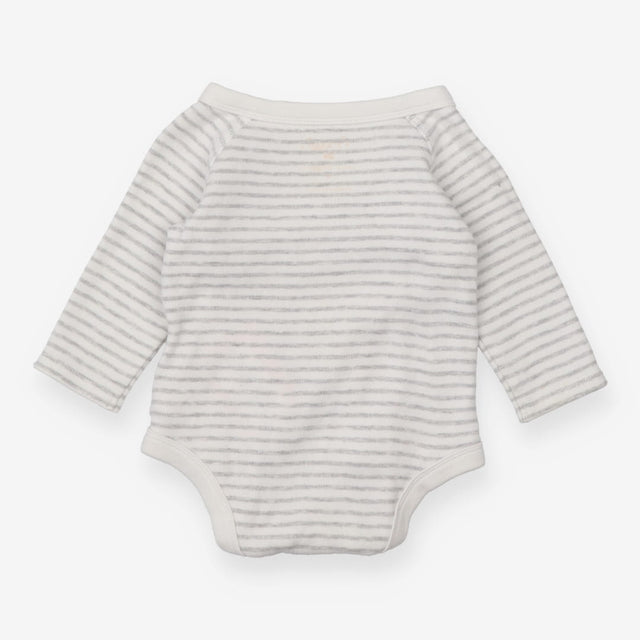 Grey Striped Rainbow Bodysuit