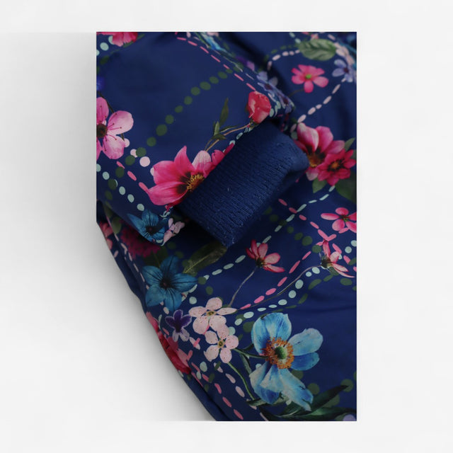 Coat Navy floral